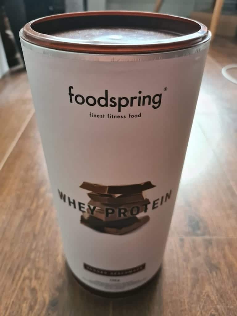 FoodSpring Whey Protein im Produktbild
