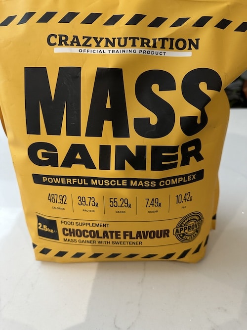 Crazy Nutrition Mass Gainer im Produktbild