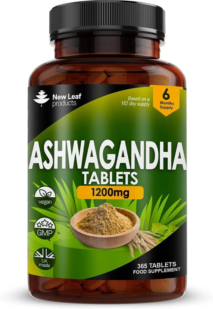 New Leaf Ashwagandha Tablets – Produktabbildung